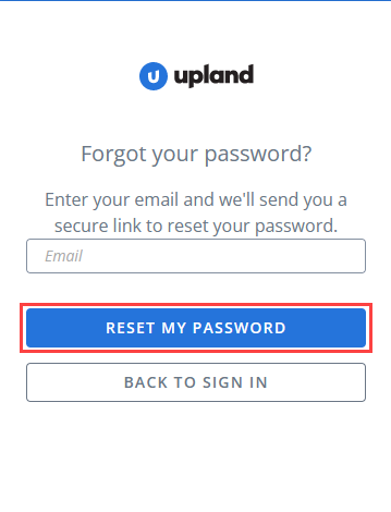 Reset password